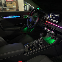 Kit d'éclairage d'ambiance intérieur de voiture TMPRO pour Honda Civic 2022-2025, luminosité réglable, accessoires de lampe d'ambiance
