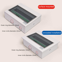 Boîtier de distribution électrique Chint PZ30G 4-8 voies à montage en saillie, AC230/400V 63A, pour disjoncteur domestique intérieur