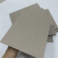   Carton gris rigide certifié 0,4 mm-4,0 mm, feuilles de carton gris recyclé pour emballage de luxe et reliure de livres, anti-déformation
