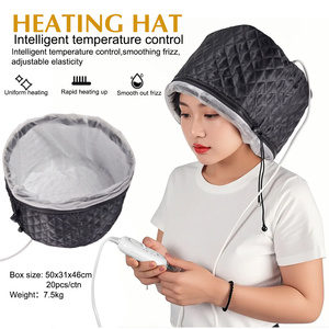 Gorro de Vapor Térmico Portátil para el Cabello, Tratamiento SPA, Gorro Nutritivo con Control de Temperatura Ajustable para Uso Doméstico - Product Image 6