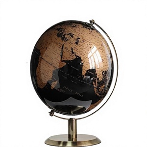 Globo Terráqueo con Base Giratoria de Metal para Adultos, Elegante Decoración para el Hogar, Oficina, Escritorio o Librero, y Regalos - Product Image 1