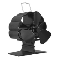 Ventilateur écologique de cheminée en gros d'usine Mini ventilateur de poêle à chaleur non électrique
