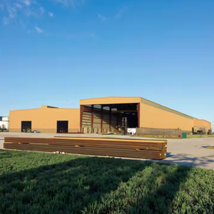 Taller prefabricado ligero de marco de acero de almacén de construcción rápida de bajo costo para construcción de plantas - Product Image 1