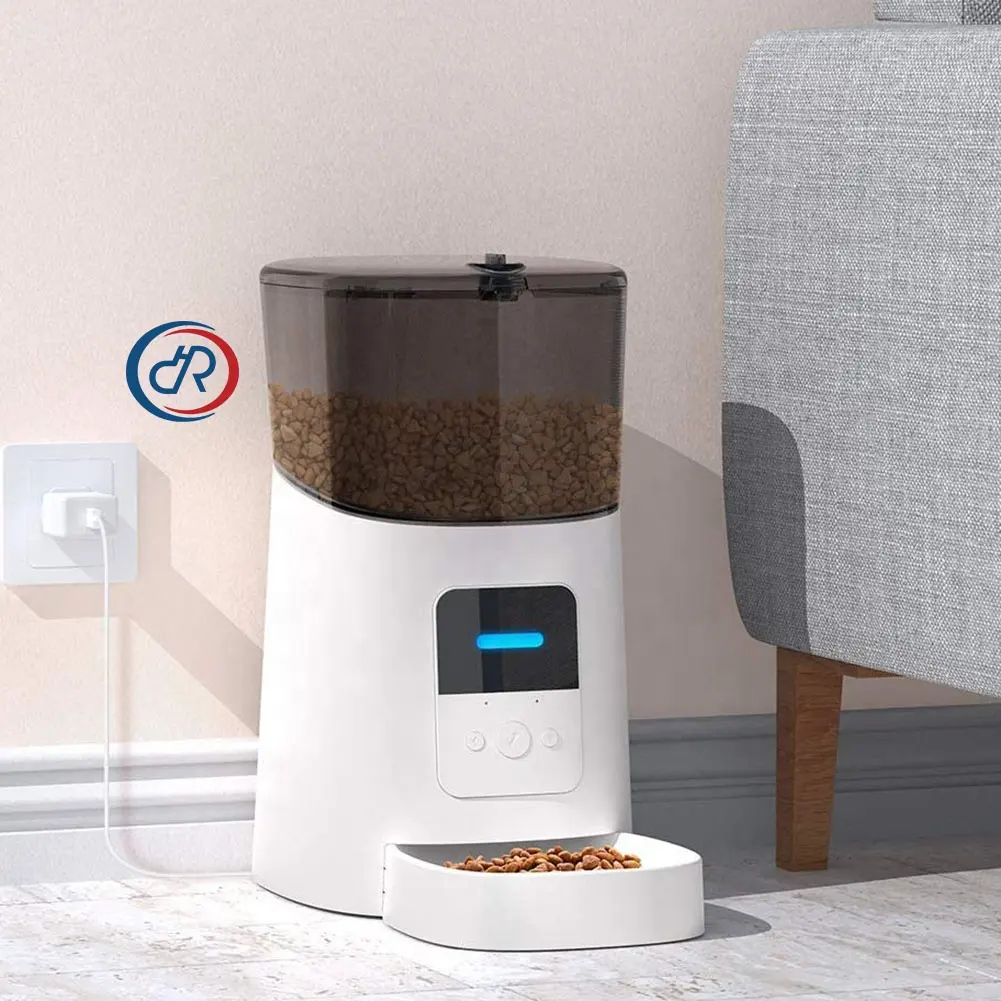 Automatic Pet Food Dispenser Wholesale Smart Wifi Automatic Pet Bowls Feeders Automatic Pet Feeder APP Timing Quantitative