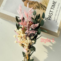 Pendaison de crémaillère décor à la maison cadeaux d'anniversaire Boho Mini fleur sèche Rose Bouquets pour Bouquet de boîte aux lettres
