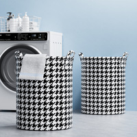 Salle de bain pliable en tissu non tissé panier à linge buanderie vêtements panier de rangement panier à linge seau