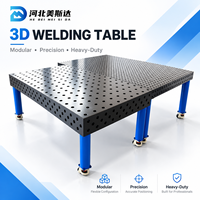 Nouvelle plateforme de soudage flexible 3D Meisida D28/D16 en acier Q355 nitruré, table modulaire, assemblage de soudage industriel personnalisé 1
