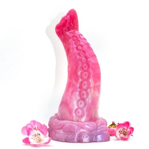 Nouveau Dildo en Silicone Coloré avec Ventouse, Jouet Sexuel Adulte Fantaisie, Dildo Tentacule de Pieuvre, Pénis Artificiel, Dildo Animal - Product Image 6