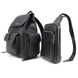 Gorfia Wholesale Fashion Embossed PU Print <b>Backpack</b> and Chest Bag Set Luxury Men's Travel <b>Backpack</b> Crossbody Chest Bag - Product Image 1