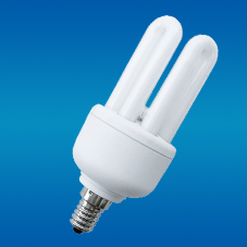 Bombilla CFL de Plástico Blanca OEM E14 4U 6000K 80lm/W 6000 Horas CRI 80 AC 220V Garantía de 2 Años 1760 Lúmenes - Product Image 4