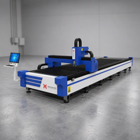 Mesin Pemotong Laser Serat CNC Kecepatan Tinggi 1530 3000W 6000W untuk Pemotongan Logam Aluminium Tembaga Plat Besi