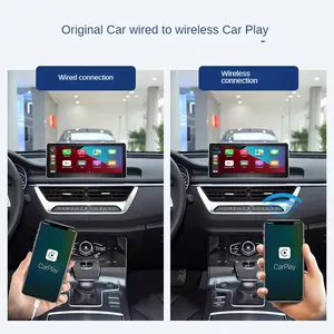 Hızlı bağlantı Mini Wifi oto CarPlay kablosuz Dongle için iPhone akıllı AI kutusu kablolu araba oynamak için kablolu kablosuz