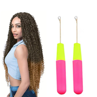 Outil de crochet pour tresses Faux Locs en gros, crochet à loquet pour dreadlocks et tissage de cheveux