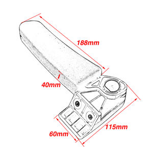 RACEPRO - Reposabrazos para Pasajero con Caja Trasera para Motocicleta, para <span class=keywords><strong>BMW</strong></span> R1200GS <span class=keywords><strong>F800GS</strong></span> <span class=keywords><strong>Adventure</strong></span> S1000XR R1200GS LC R1250GS 2018-2020 - Product Image 6