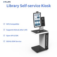 Solution clé en main RFID pour bibliothèque : Kiosque intelligent en libre-service pour la demande et le retour de documents pour les projets d'automatisation des bibliothèques scolaires et universitaires