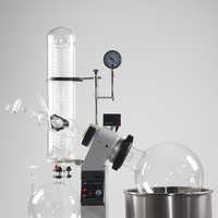 Evaporador Rotatorio Industrial Totalmente Automático con Bomba y Motor, Sistema de Evaporación a Gran Escala de Vidrio de Borosilicato para Líquidos Residuales