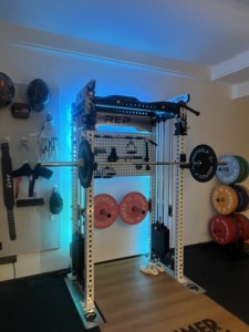 2025 Tốt Nhất Tất Cả Trong Một Nhà Thiết Bị Tập Thể Dục Đa Chức Năng Điện Giá Cho Thể Hình <span class=keywords><strong>Smith</strong></span> Triceps Ngực Chân Huấn Luyện Viên - Product Image 6