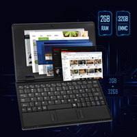 NBD Ordinateur Portable Netbook 7 Pouces Écran IPS 2 Go RAM 32 Go ROM Léger Portable Système d'Exploitation Android 12.0