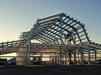 Entrepôt à structure métallique de style industriel moderne pour centres commerciaux – Bâtiment commercial à grande portée personnalisé – Forte demande en croissance