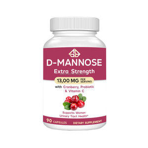 Cápsulas Veganas de Extracto Herbal Probiótico con Vitamina C y D-Manosa de Arándano Rojo para Apoyo Inmunológico para Mujeres, GMP, 90 Cápsulas - Product Image 2