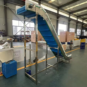 Convoyeur à bande modulaire incliné, élévateur à chaîne modulaire en plastique, convoyeur de levage à bande modulaire, convoyeur à mailles modulaires de qualité alimentaire - Product Image 5