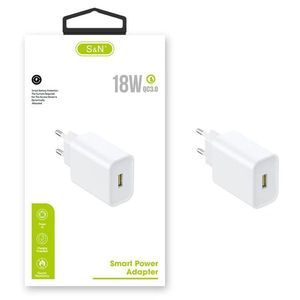 อะแดปเตอร์แปลงไฟอัจฉริยะ S&N 18W Quick Charge 3.0 สำหรับอุปกรณ์พกพา - Product Image 1