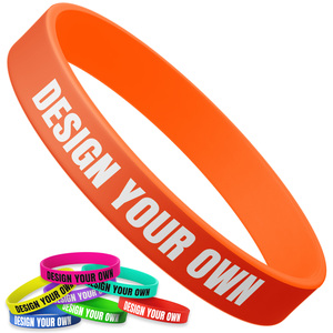 Customizable Silicone Wristbands for Weddings & Parties Waterproof Screen Printed Names Soft Promotional Souvenirs