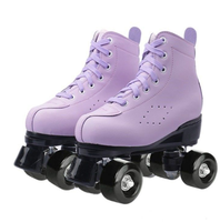 Nouveau produit Chaussures de skate Double Row Four 4 Wheel Roller-Skate Shoes