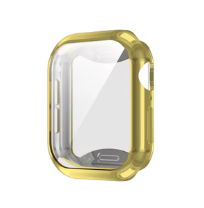 Coque de protection antichoc transparente en TPU souple électroplaqué pour iWatch Series 12 42/46mm, avec découpes rondes fines - Product Image 3