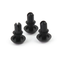 Rivets en plastique R3555 3050 5050 en gros, fixations noires et blanches à enfoncer, rivets à pression en plastique, rivets POM noirs pour voitures automobiles
