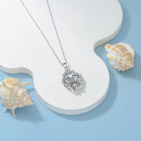 Collier Hécate en argent sterling 925, bijoux de déesse païenne pour femmes