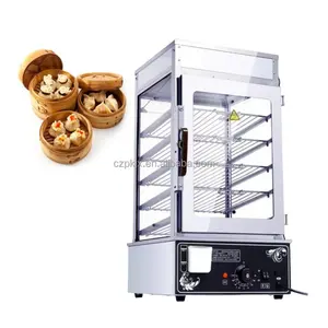 Produttori di alimenti commerciali armadio a vapore forno a vapore panino calda macchina Momo piroscafo macchina con vetro