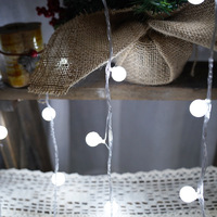 Guirlande lumineuse en cuivre Liyan Globe Ball, 10 m, 100 LED, 8 modes, IP44, étanche, 2700 K, blanc chaud doux, décoration de Noël intérieure/extérieure
