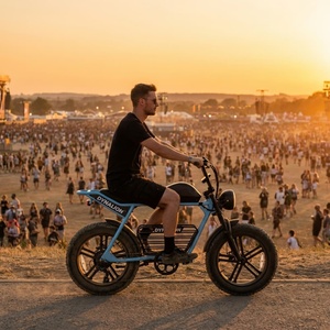 Hydraulische Bremsen Fat Boy E-Bike mit 16Ah Lithium-Akku, Festival-E-Fahrrad für Event-Personal - Product Image 4