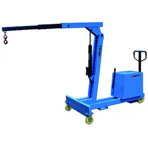 Simple hand-push type mobile telescopic electric crane mold processing machinery loading and unloading crane