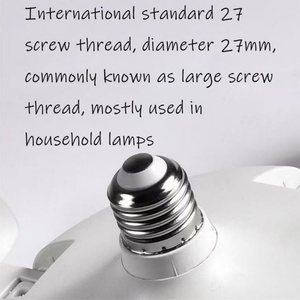 2 in 1 Hanging Folding <b>Ceiling</b> <b>Fan</b> With LED Light <b>Remote</b>-<b>Controlled</b> LED <b>Ceiling</b> <b>Fan</b> Light Socket Temperatures and 3 Wind Speed - Product Image 6