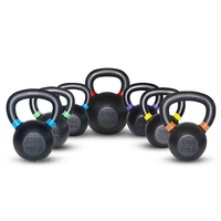 Pesa Rusa de Hierro Fundido Sólido con Anillo de Color, Recubrimiento Electrostático, 8 kg, para Fitness Masculino, Deportes en Casa, Unisex, China