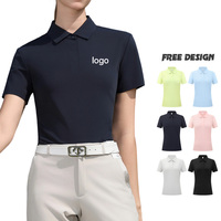 Vêtements pour femmes avec logo personnalisé, costume de golf tendance, ensemble de polo de golf, impression sérigraphique
