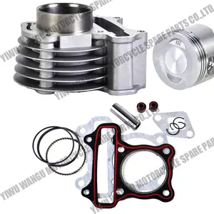 Del Cilindro del motociclo Pistone Guarnizione Kit Completo di Dimensioni Standard Per GY6 50 60 80 139QMB 139QMA Scooter Ciclomotore ATV Accessori