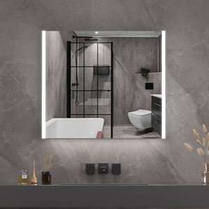 방수 및 녹 방지 알루미늄 LED 욕실 거울 약장 (더블 미러 포함) - Product Image 3