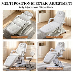 Lettino Massaggio Elettrico di Lusso per Estetica, Extension Ciglia, Sistema a 3 Motori, Colori Personalizzabili, Ideale per Spa, Saloni, Tatuaggi - Product Image 5