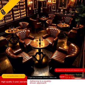 Canapé <span class=keywords><strong>de</strong></span> salon en bois <span class=keywords><strong>de</strong></span> style américain vintage rétro, banquette <span class=keywords><strong>de</strong></span> bar à whisky, chaise individuelle réglable pour bar silencieux, <span class=keywords><strong>taverne</strong></span>, pub, chaise Tiger - Product Image 1