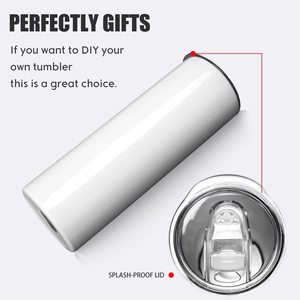 30 Oz Sublimation Tumblers Bulk, Sublimation Tumbler Stainless Steel Double Wall Vacuum Insulation Cups with Straw, Individually - Product Image 3