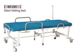 เตียงตรวจโรคแบบพับได้เคลื่อนย้ายได้ รุ่น DP-Z05 ได้รับการรับรองมาตรฐาน CE สำหรับโรงพยาบาลและสถานพยาบาล ทำจากเหล็ก - Product Image 2