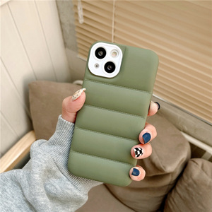 เคสซิลิโคนกันกระแทกแบบพัฟเคส3D ขนเป็ดสำหรับ iPhone 16 15 14 13 12 PRO MAX ฝาหลัง - Product Image 5