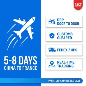 Spedizione Aerea Veloce DDP dalla Cina a Francia (Parigi, Lyon) in 5-8 Giorni, Consegna Porta a Porta con Sdoganamento Incluso, Consegna FedEx UPS - Product Image 1