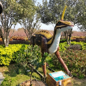 Estatua <span class=keywords><strong>de</strong></span> <span class=keywords><strong>Dinosaurio</strong></span> Carnotaurus <span class=keywords><strong>de</strong></span> Alta Resistencia con Estructura <span class=keywords><strong>de</strong></span> Acero y Cubierta <span class=keywords><strong>de</strong></span> Silicona para Decoración <span class=keywords><strong>de</strong></span> Jardines Exteriores, Parques <span class=keywords><strong>de</strong></span> Atracciones y Lugares Turísticos - Product Image 6