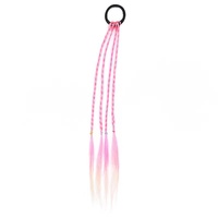 Bandeau élastique pour filles, accessoires pour cheveux, bande de caoutchouc, bandeau pour queue de cheval, bandeau pour enfants, perruque torsadée, corde à tresser, coiffure
