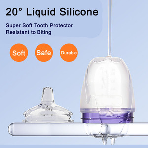Bouteille de bébé en silicone sans BPA de 150 ml, gobelet à bec imprimé pour l'alimentation des bébés de 0 à 12 mois, échantillon gratuit - Product Image 5