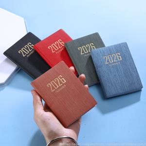 Planner 2026 in Inglese A7 Calendario Annuale Settimanale Agenda Giornaliera <span class=keywords><strong>365</strong></span> Giorni Taccuino Tascabile in Pelle Copertina Rigida Disponibile Annualmente - Product Image 1